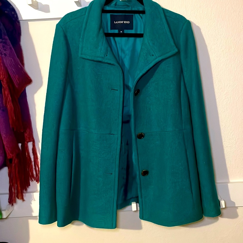 Lands End size 12 wool jacket